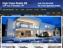 Tablet Screenshot of highclassrealtysb.com